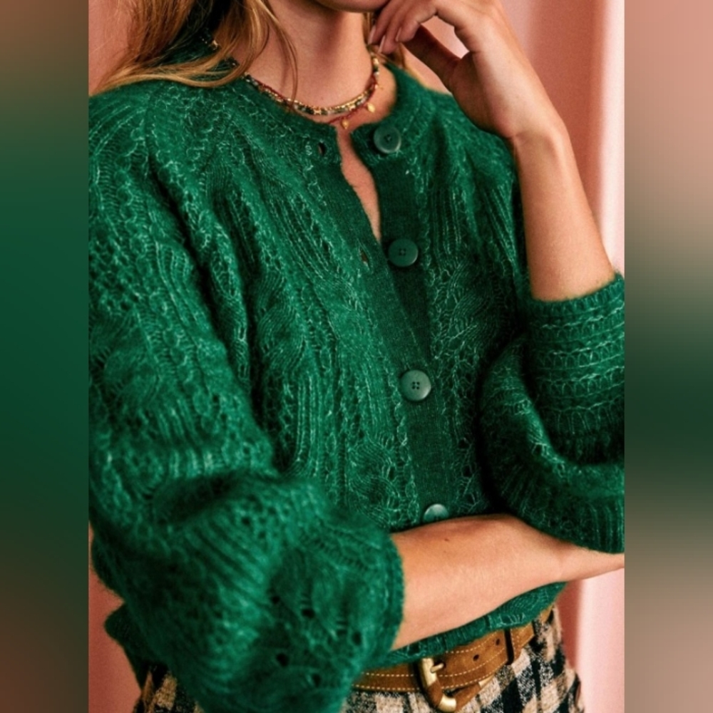 Alma Cardigan Green